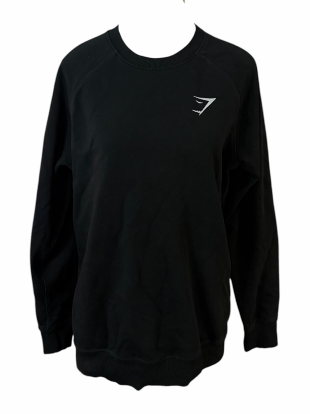 Gymshark - Relaxed Cotton Logo Pullover Crewneck Sweatshirt - Picture 2 of 9